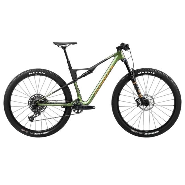 Orbea OIZ M21 Chameleon Goblin Green  (Gloss)-Black (Matt) - bicicletă MTB XC full suspension