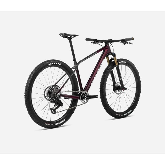 Bicicletă MTB XC hardtail Orbea ALMA M TEAM - Red Wine Carbon View (Gloss) | Carbon Raw (Matt)