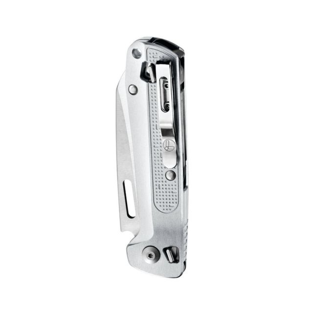 Leatherman - briceag multifunctional - 8 functii - Free K2X - argintiu