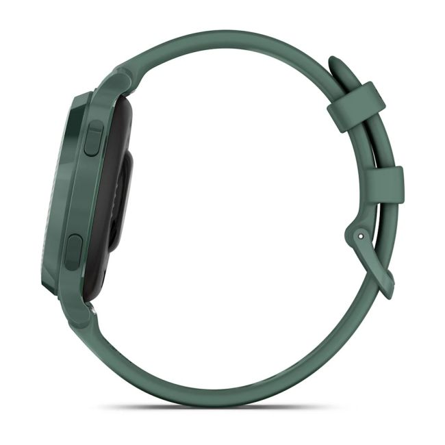 Garmin - Lily 2 Active - verde Jasper Green Bezel - curea de silicon Jaspers Green