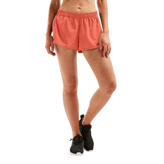 2XU - Pantaloni scurti de alergare pentru femei GHST 3" Stretch Woven Short - portocaliu serbet