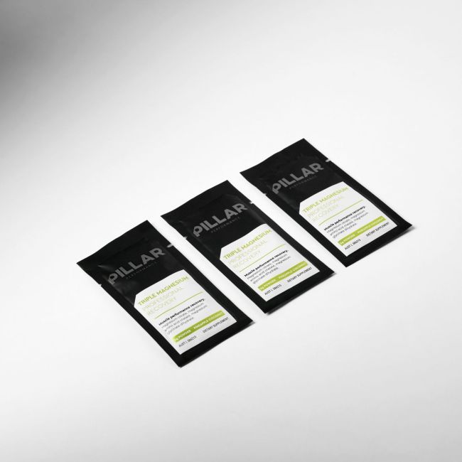 Pillar Performance - supliment magneziu Triple magnesium powder (New formula) - aroma ananas si cocos - plic 5g