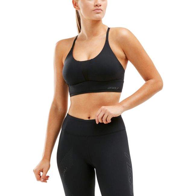 2XU - Bustiera sport pentru femei - Perform Crop - negru
