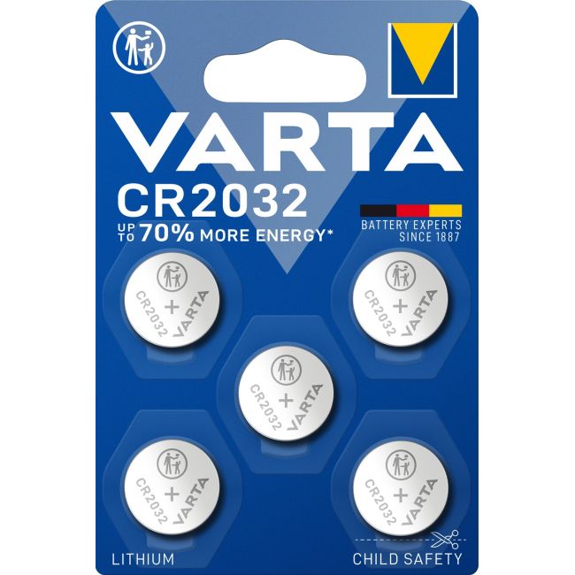 Varta - baterie coin - CR2032 - 5 buc	