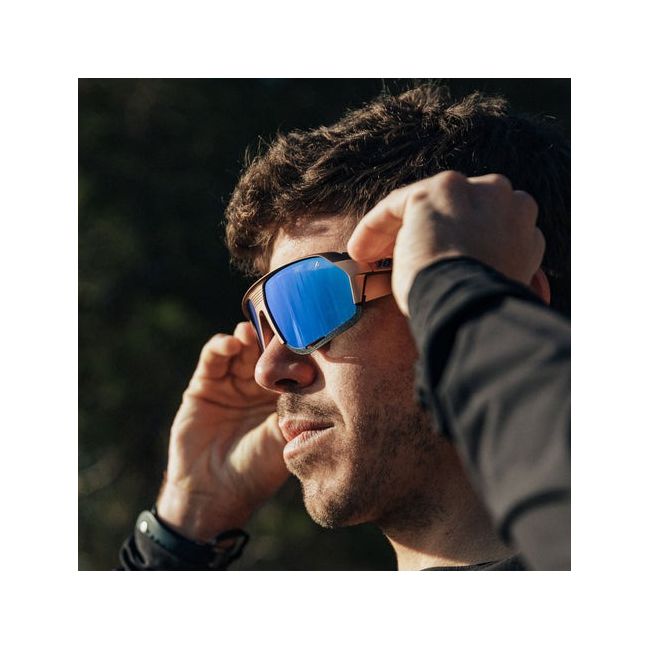 100% - ochelari soare - NORVIK - Matte Copper Chromium - Blue Multilayer Mirror Lens