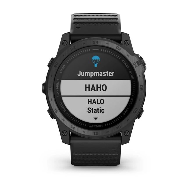 Garmin - Tactix 7 Sapphire ceas multisport cu GPS - ramă neagră Titanium DLC și curea din silicon neagră