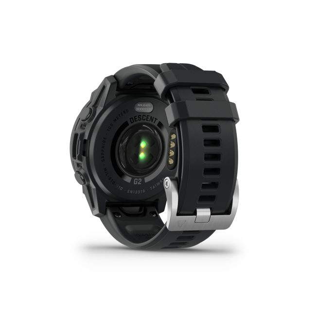 Garmin Descent G2 - 45 mm AMOLED negru - computer scufundări și smartwatch robust cu GPS