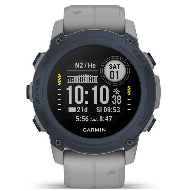 Garmin - Descent G1 - smartwatch robust cu GPS pentru scufundari - Powder gray