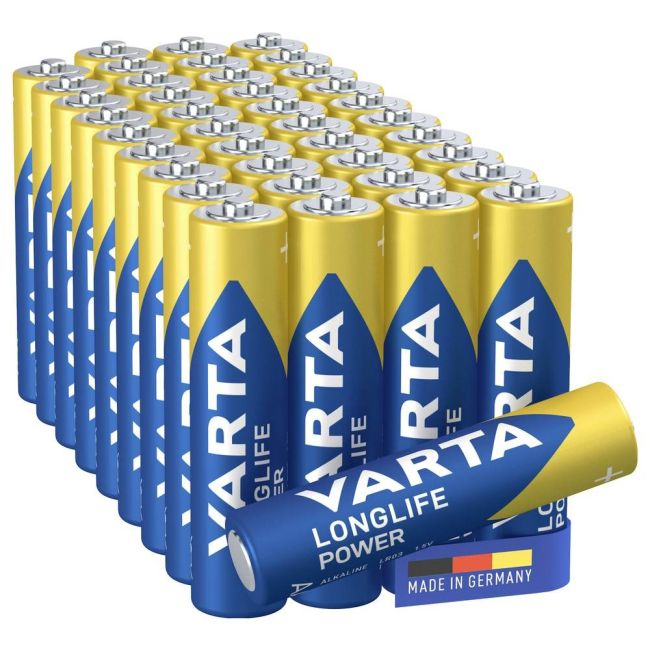 Varta - Set baterii AAA - Longlife Power - 40 buc