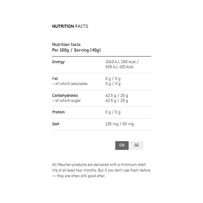 Maurten - gel - Gel 100 - 12 x 40g