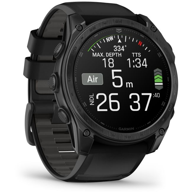 Garmin Tactix 8 AMOLED 51mm - Ceas Tactical GPS Titanium DLC