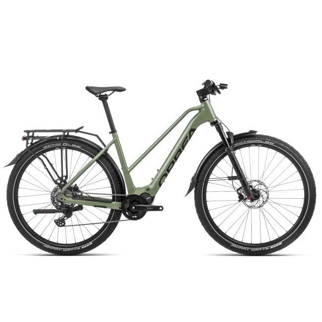 Bicicletă electrică urbană Orbea KEMEN MID SUV 30 - Urban Green (Gloss) | Black (Matt)