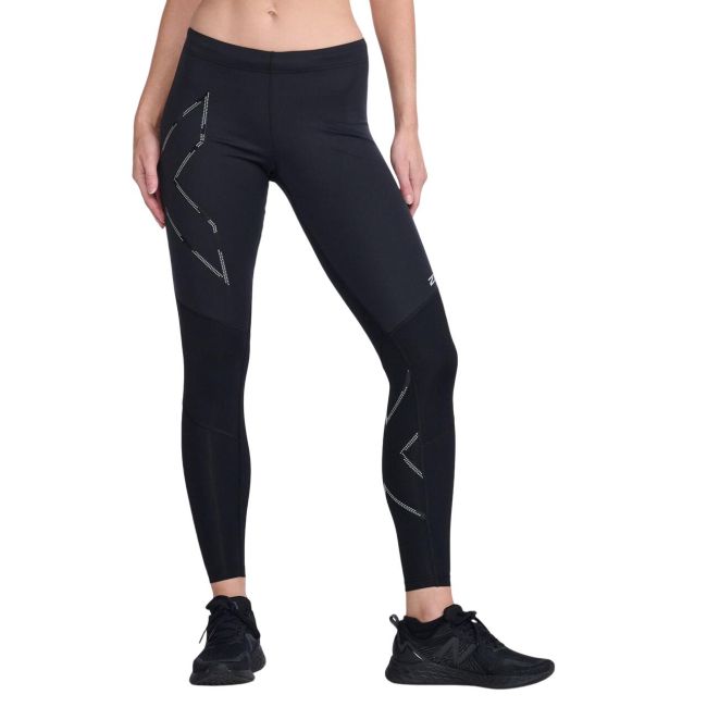 2XU - colanti compresie femei pentru iarna Wind Defence - negru