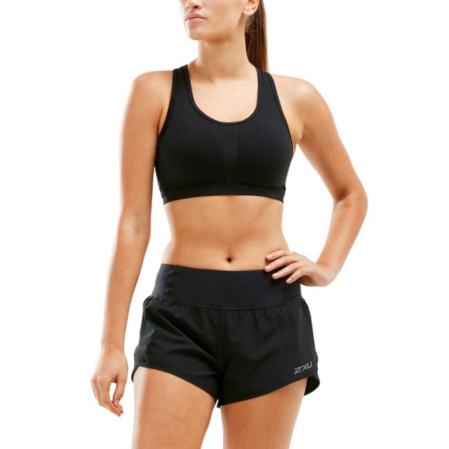 2XU - Bustiera sport pentru femei Active Crop - negru