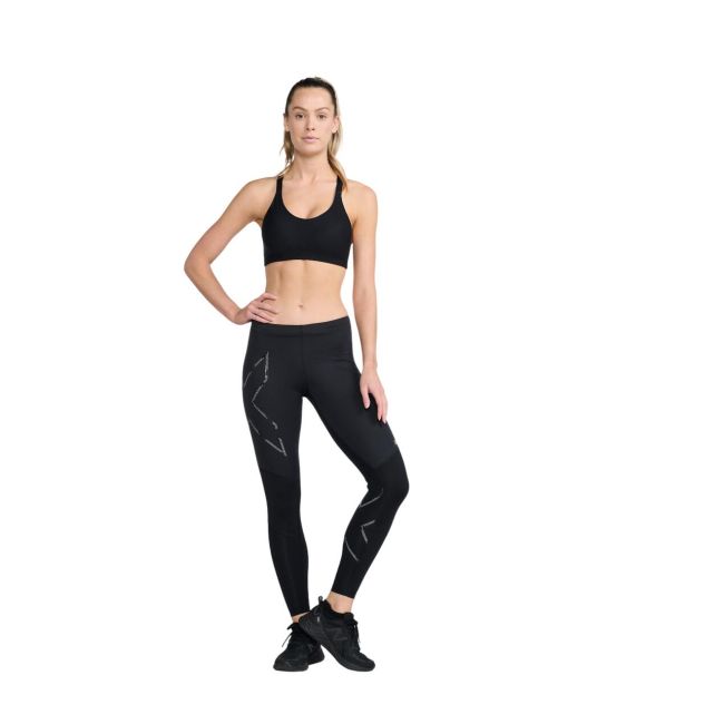 2XU - colanti compresie femei pentru iarna Wind Defence - negru