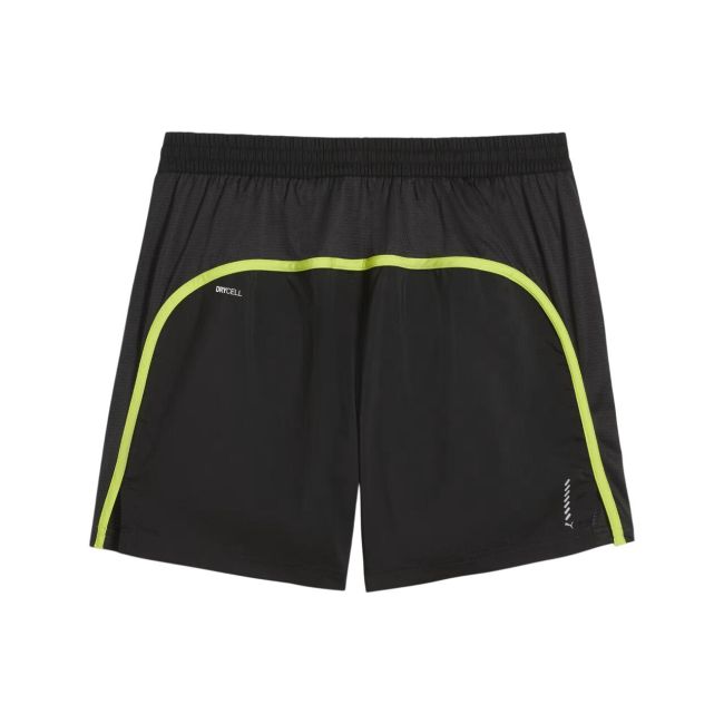Puma - pantaloni scurti alergare pentru barbati Run Favorite Velocity 5 inch pants - negru verde electric lime