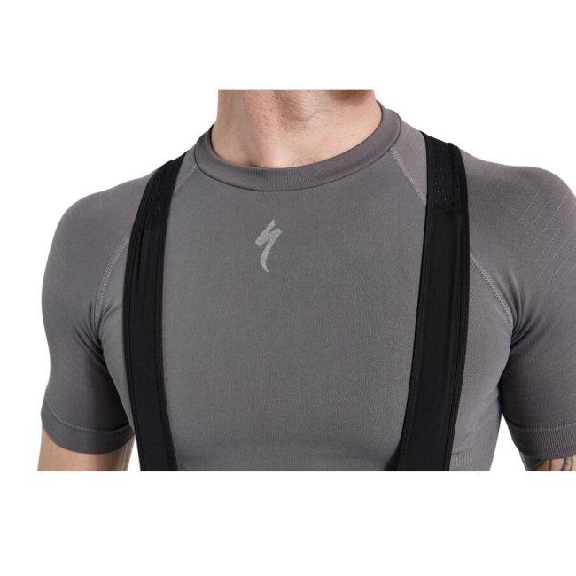 Specialized - bluza de corp ciclism cu maneca scurta pentru barbati Seamless Base Layer SS - gri inchis