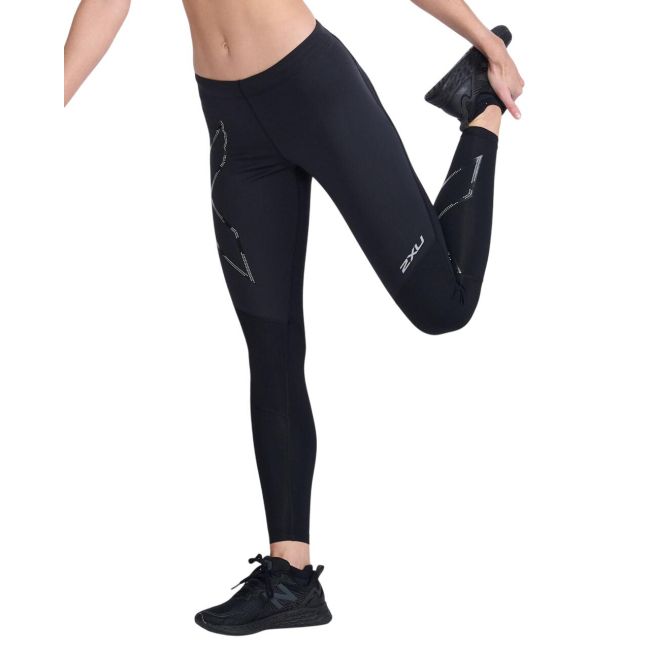 2XU - colanti compresie femei pentru iarna Wind Defence - negru
