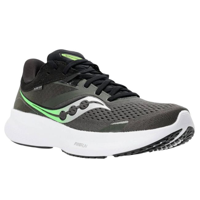 Saucony - pantofi alergare pentru barbati - Ride 16 - umbra I slime