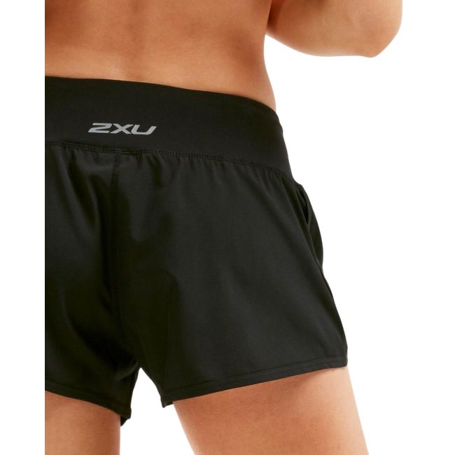2XU - Pantaloni scurti de alergare pentru femei XVENT 4; Free Short - negru