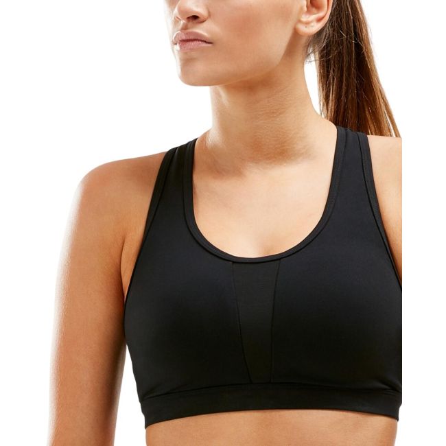 2XU - Bustiera sport pentru femei Active Crop - negru