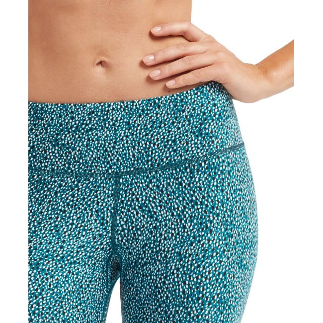 2XU Colanti compresie Print talie medie W - albastru-alb