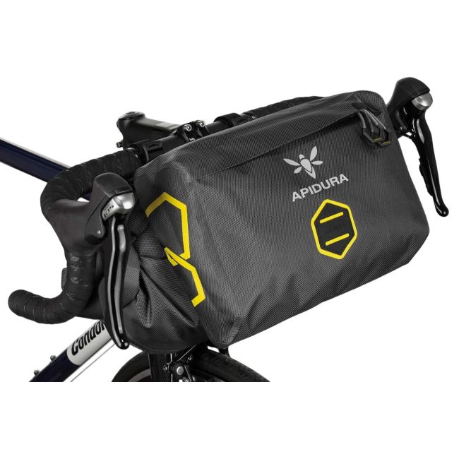 Apidura - geanta mica ghidon bicicleta Expedition Accessory Pocket 4.5 litri - negru gri
