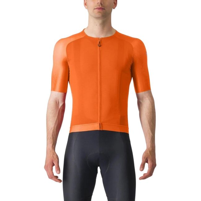 Castelli - tricou ciclism cu maneca scurta pentru barbati Aero Race 7.0 - portocaliu briliant