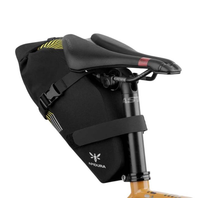 Apidura - geanta bicicleta cu prindere sub sa,Racing Saddle Pack 3 litri - negru galben