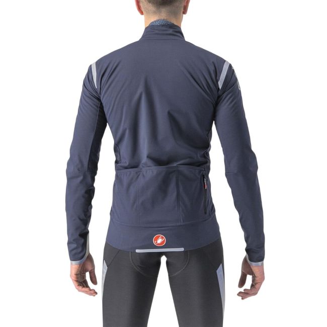 Castelli - Jacheta ciclism vreme rece sau iarna, Alpha Ultimate Insulated jacket - albastru navy gri