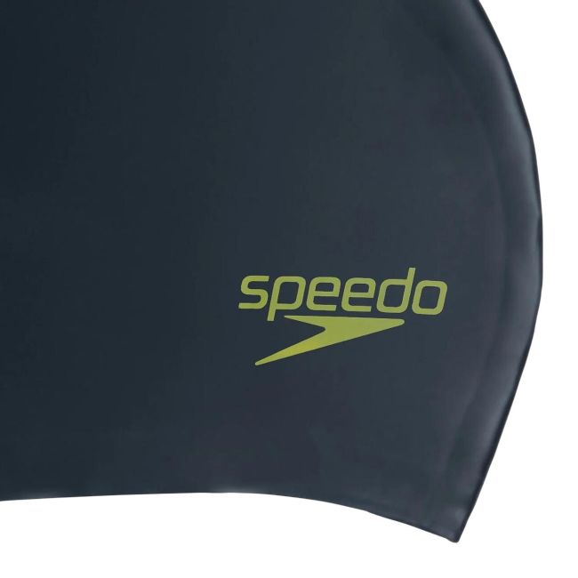 Speedo - casca inot silicon par lung - copii - Negru I Verde