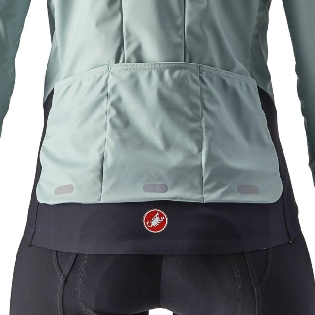 Castelli - jacheta ciclism vreme rece pentru femei Alpha Ros 2 W Jacket - albastru deschis negru