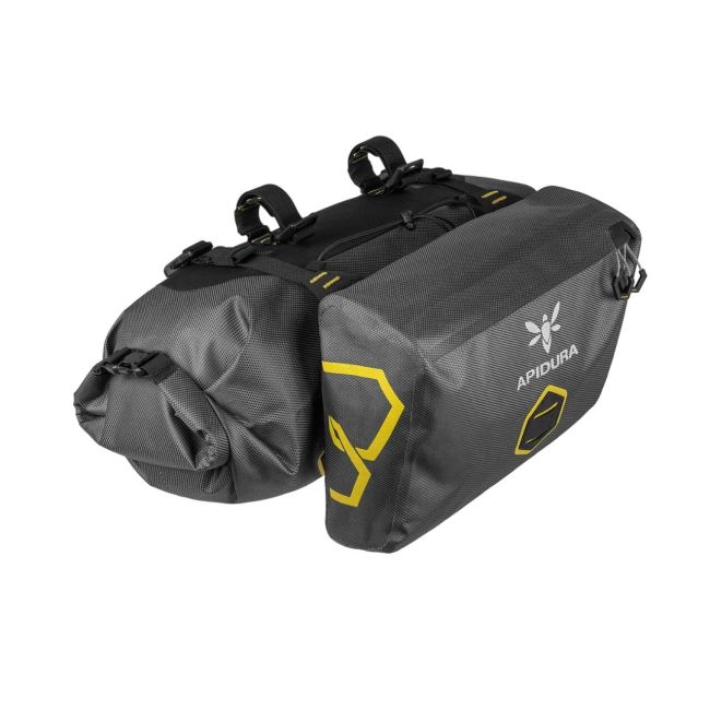 Apidura - geanta mica ghidon bicicleta Expedition Accessory Pocket 4.5 litri - negru gri