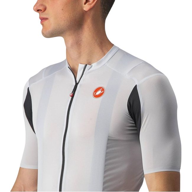 Castelli - tricou pentru ciclism cu maneca scurta Superleggera 2 Jersey - alb negru