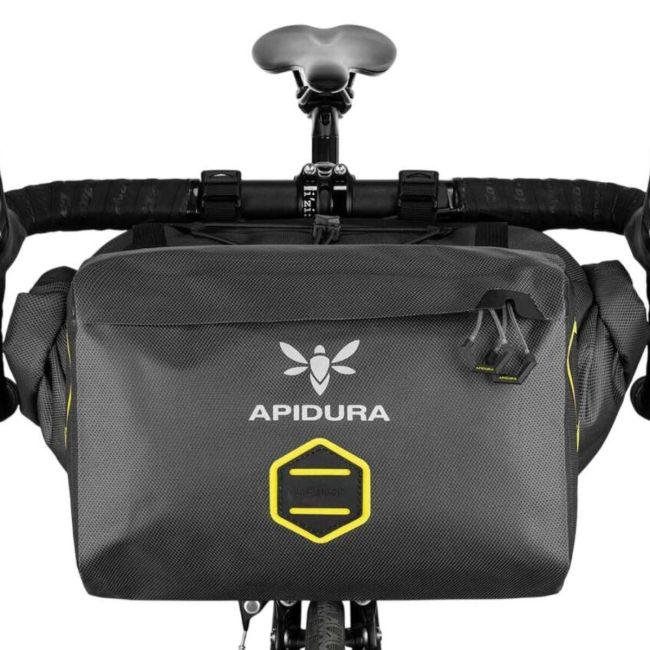 Apidura - geanta mica ghidon bicicleta Expedition Accessory Pocket 4.5 litri - negru gri