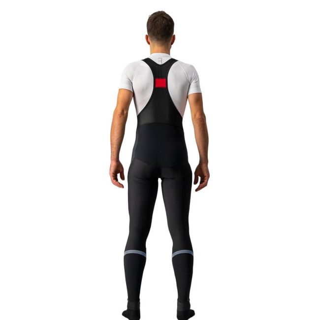 Castelli - Pantaloni lungi ciclism cu bretele pentru iarna si vreme rece - Polare 3 - negru