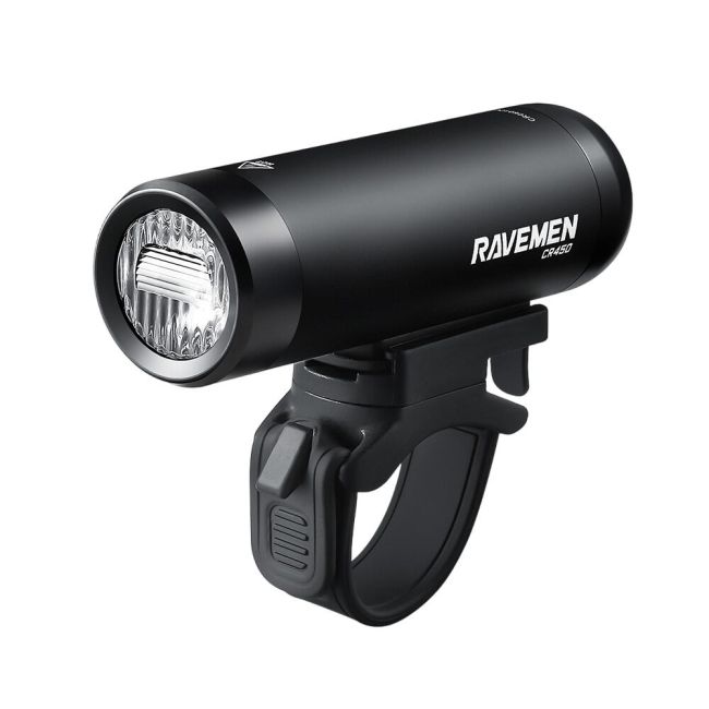 Far RAVEMEN CR450 USB 450 lumeni - negru - lentila antiorbire
