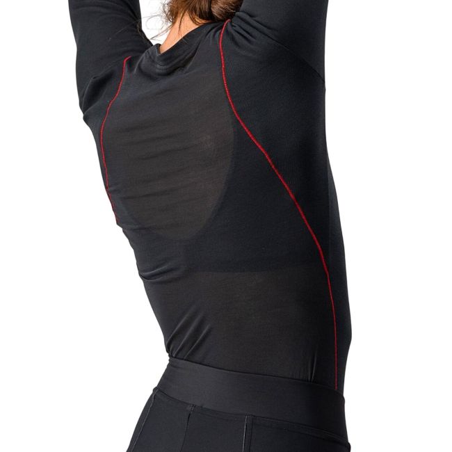 Castelli bluza corp cu maneca lunga pentru femei - Prosecco Tech Long Sleeve Women - negru