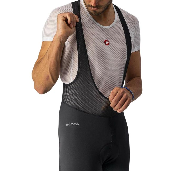 Castelli - Pantaloni lungi ciclism cu bretele pentru iarna si vreme rece - Polare 3 - negru