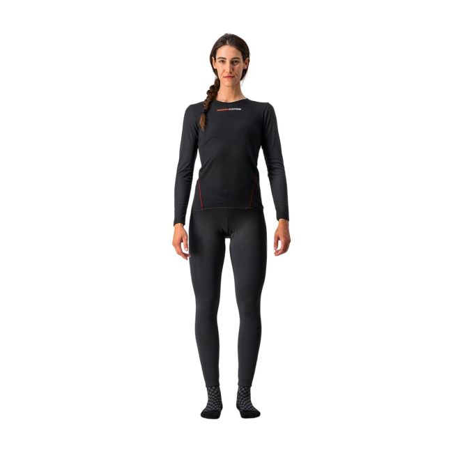 Castelli bluza corp cu maneca lunga pentru femei - Prosecco Tech Long Sleeve Women - negru
