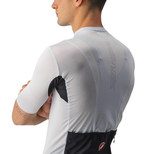 Castelli - tricou pentru ciclism cu maneca scurta Superleggera 2 Jersey - alb negru