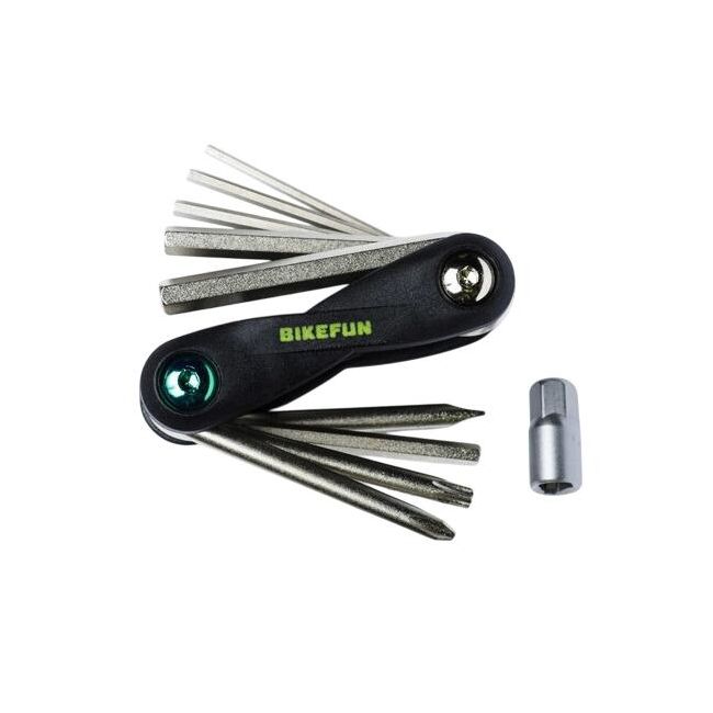 Bikefun - Unealta multifunctionala pentru reparatii Bicicleta Tool BF Gadget - 10 functii