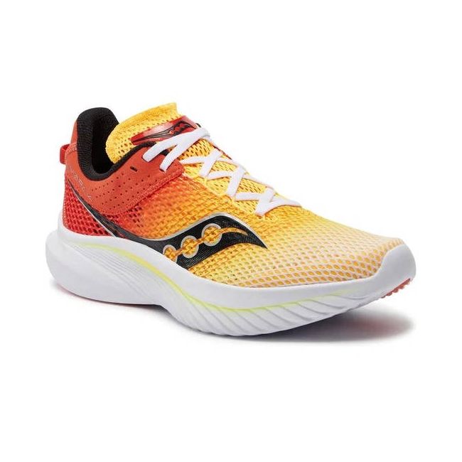 Saucony - pantofi alergare pentru barbati - Kinvara 14 - white | vizigold