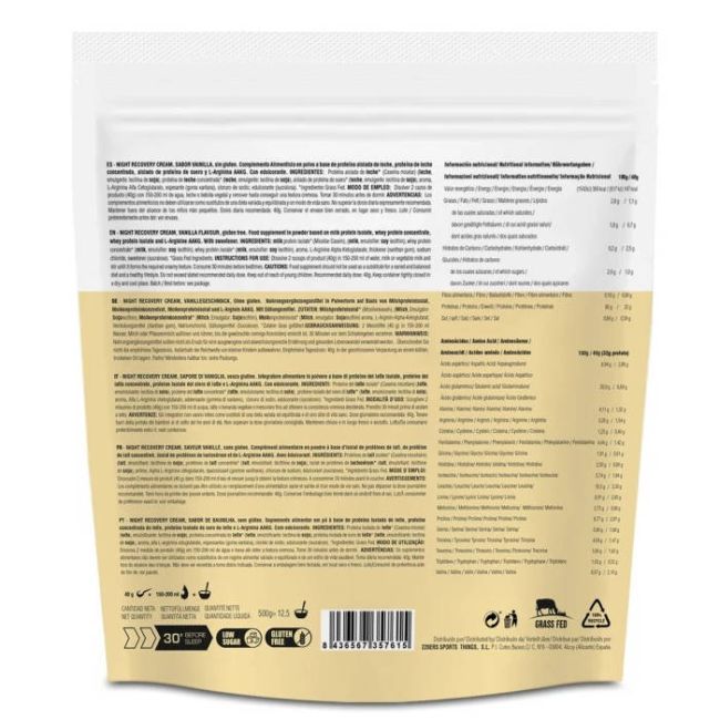 226ers - plic pudra recuperare - Night Recovery Cream 2.0 - vanilie - 500gr