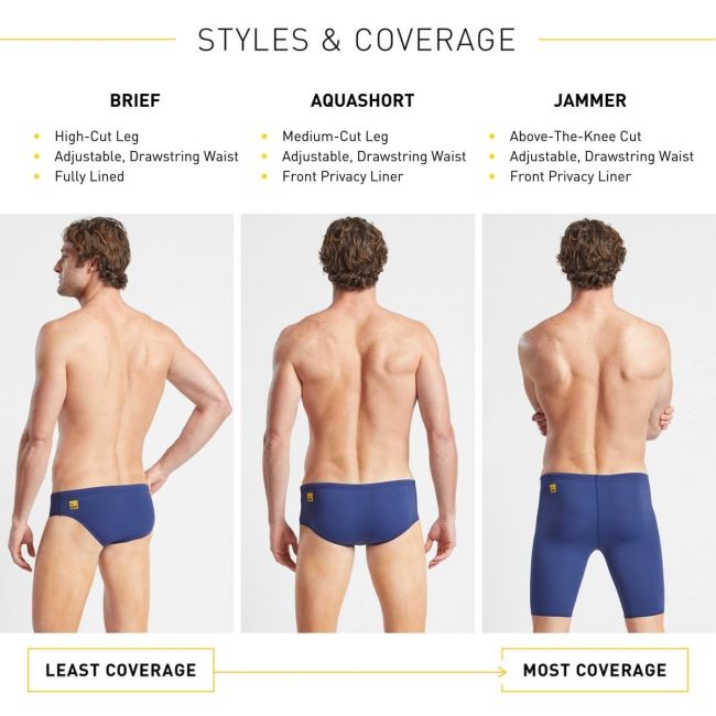 Finis - Slip inot barbati - Brief Solid - Albastru Navy