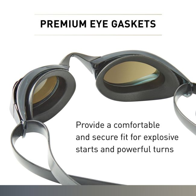 Finis - ochelari inot - Mach 1 Racing Goggle - Titanium