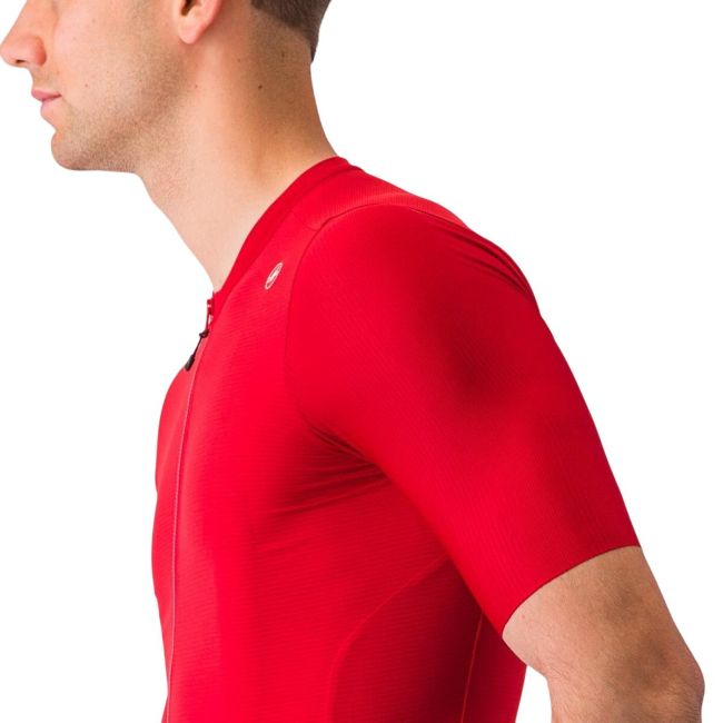 Tricou cu maneca scurta Castelli Espresso Rosu