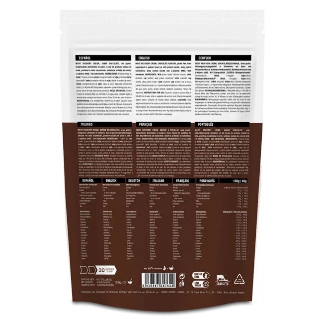 226ers - plic pudra recuperare - Night Recovery Cream 2.0 - ciocolata - 1 kg