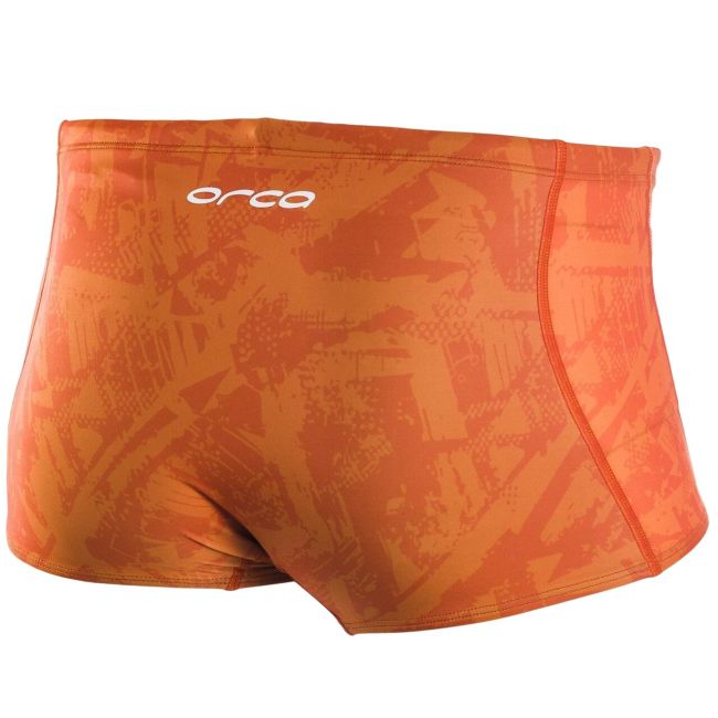 Orca - Boxeri inot pentru barbati Square Leg swimsuit - portocaliu