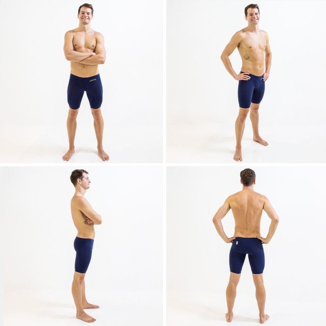 Finis - Costum inot tehnic pentru baieti sau barbati - Fuse Jammer - bleumarin